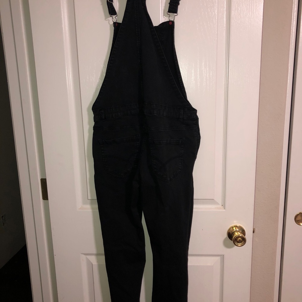 Black overalls